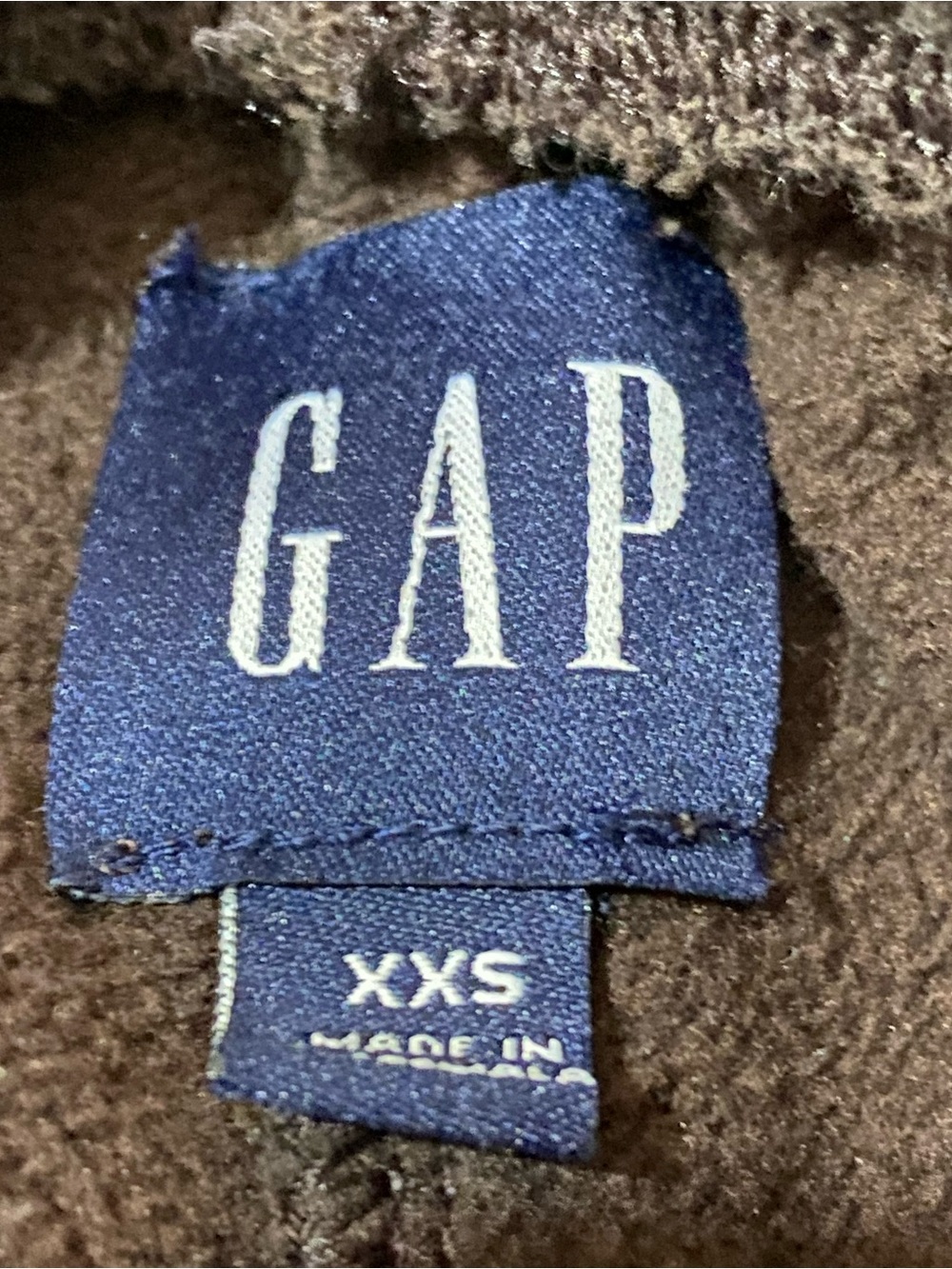 Gap Sweatpants Women’s Baggy Wide-Leg Size XXS Vintagesoft Brown Lounge - Picture 12 of 13